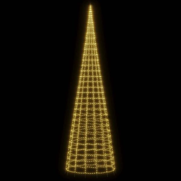 LED коледна елха 3000 LED топло бяло 800 см