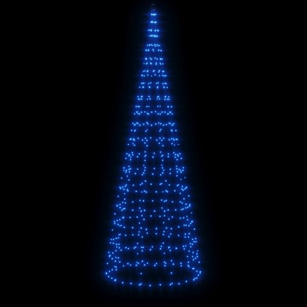 LED коледна елха 550 LED синьо 300 см