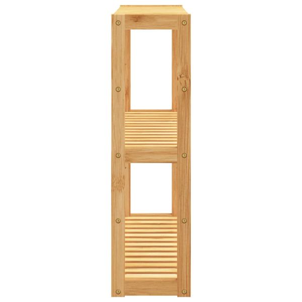 Етажерка за баня 3 нива, стенен, 60x15x54 см, бамбук