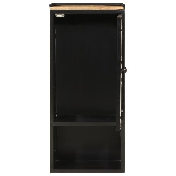 Шкаф за баня 40x27x90 см масивно мангово дърво