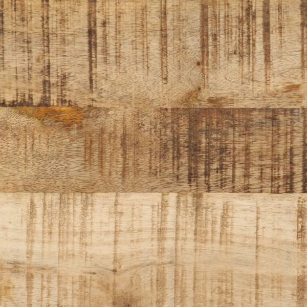 Шкаф за баня 40x30x60 см мангово дърво масив и желязо