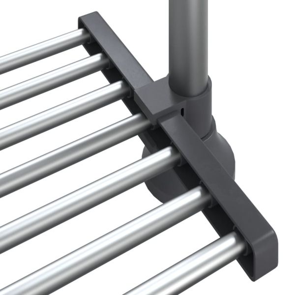 Кухненски рафт 50x25x(50-70) см алуминий