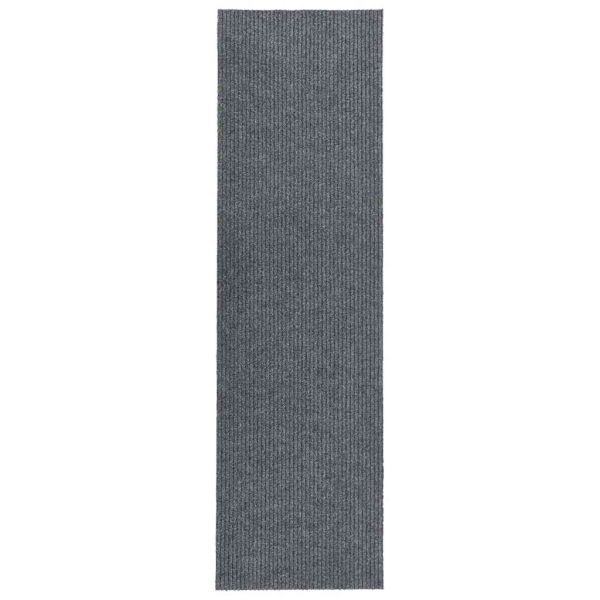 Абсорбиращо мръсотията килимче, 100x400 см, сиво