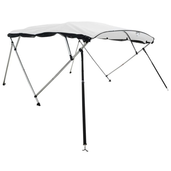 Тента за лодка с 4 дъги мрежести страници 243x(200-213)x137 см