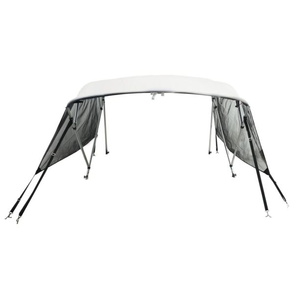 Тента за лодка с 4 дъги мрежести страници 243x(200-213)x137 см