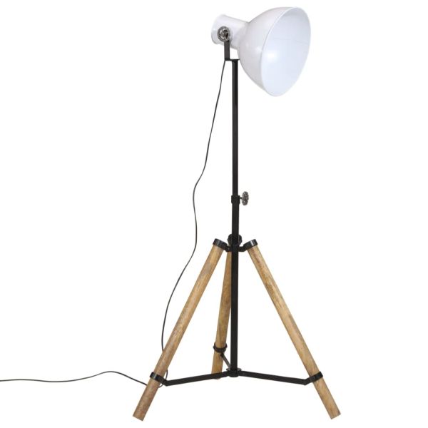 Подова лампа, 25 W, бяла, 75x75x90-150 см, E27