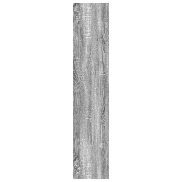Библиотека, сив сонома, 57x28,5x107,5 см, инженерно дърво
