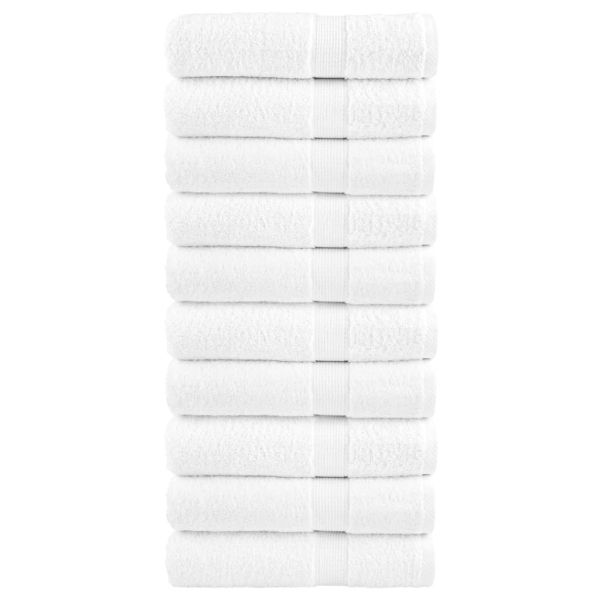 Премиум кърпи за ръце SOLUND 10 бр бели 50x100 см 600 gsm