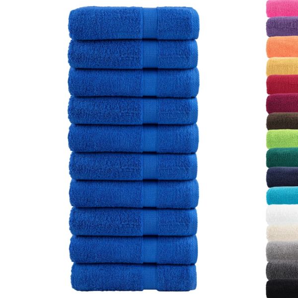 Премиум кърпи за ръце SOLUND 10 бр сини 50x100 см 600 gsm