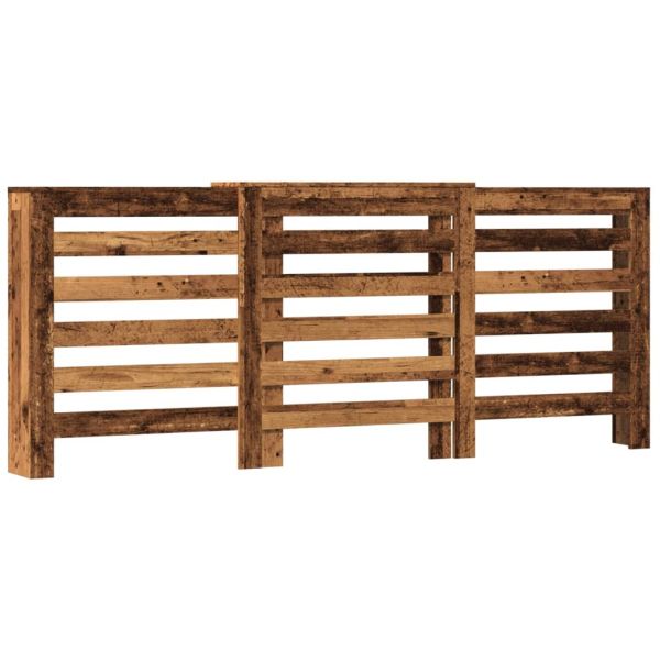 Капак за радиатор, старо дърво, 205x21,5x83,5см инженерно дърво