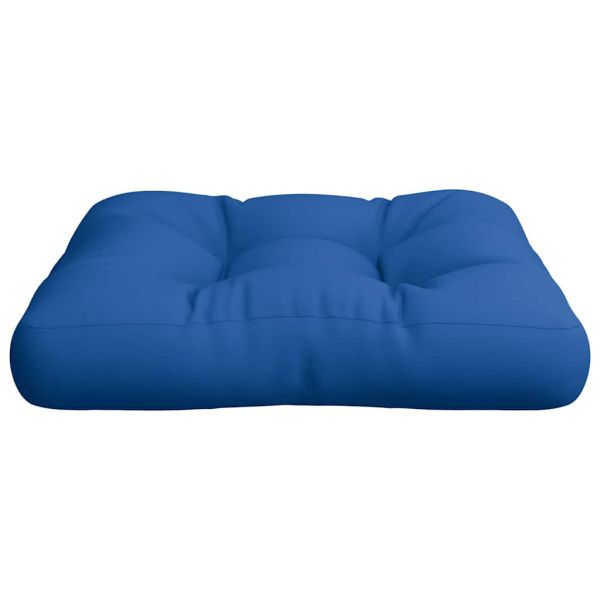 Палетна възглавница синя 58x58x10 см плат