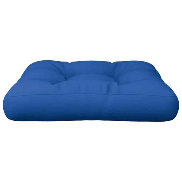 Палетна възглавница синя 58x58x10 см плат