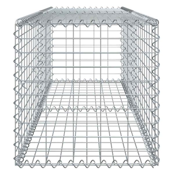 Габионна кошница с покритие, 200x50x50 см, поцинковано желязо