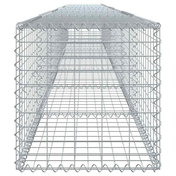 Габионна кошница с покритие, 700x50x50 см, поцинковано желязо