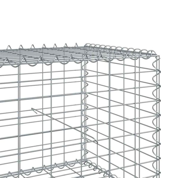Габионна кошница с покритие, 700x50x50 см, поцинковано желязо