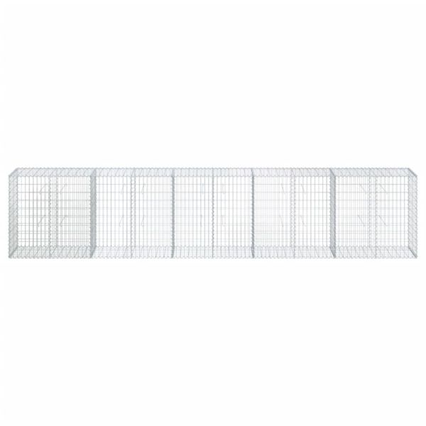 Габионна кошница с покритие, 500x50x100 см, поцинковано желязо