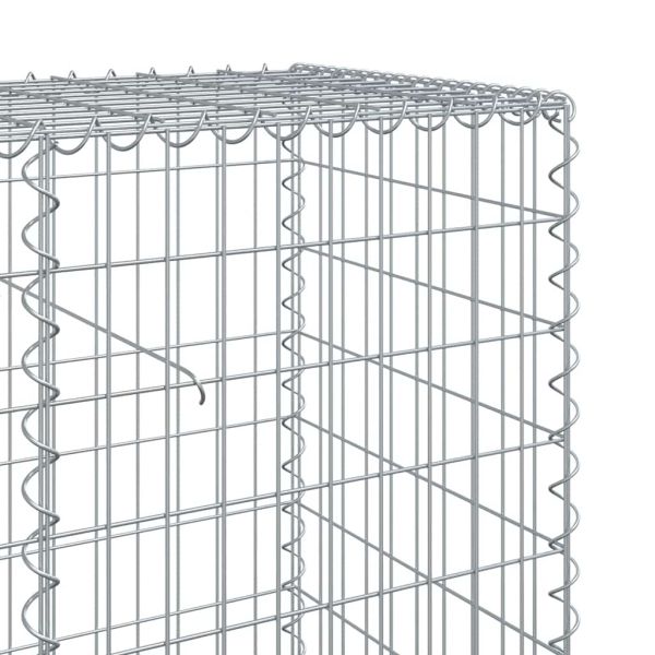 Габионна кошница с покритие, 1100x50x100 см, поцинковано желязо