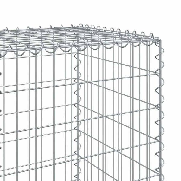 Габионна кошница с покритие, 1200x50x150 см, поцинковано желязо