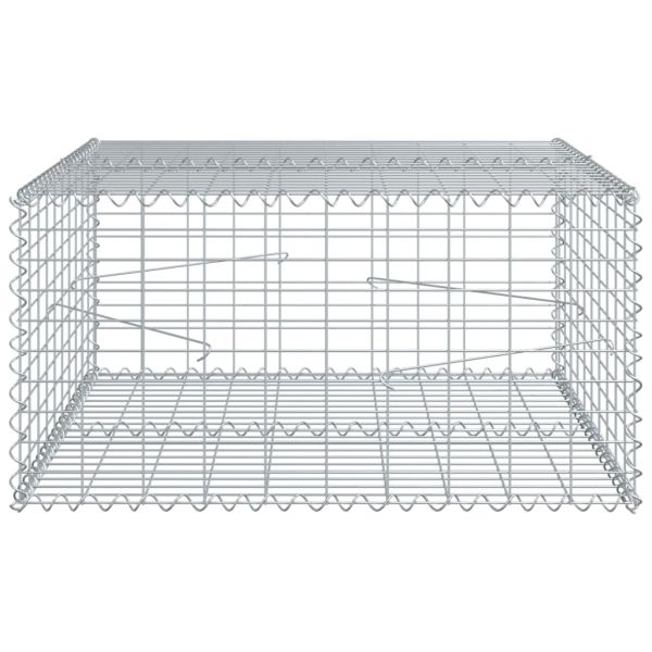 Габионна кошница с покритие, 100x100x50 см, поцинковано желязо