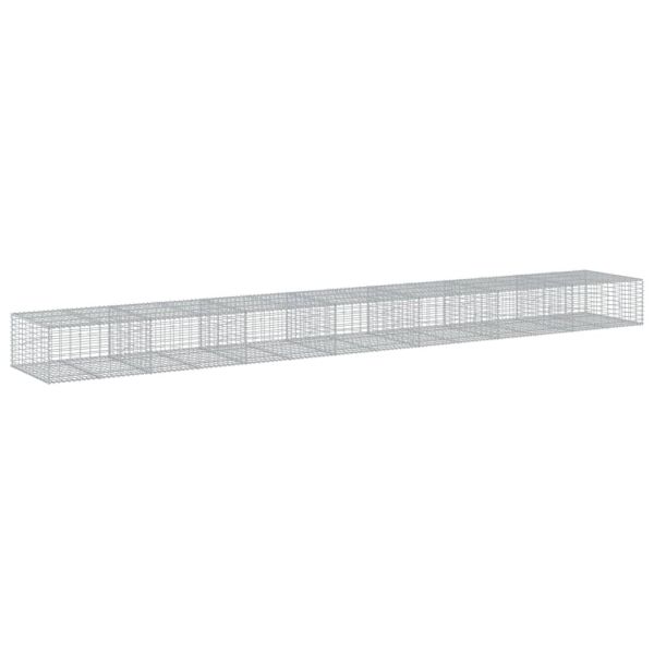 Габионна кошница с покритие, 700x100x50 см, поцинковано желязо