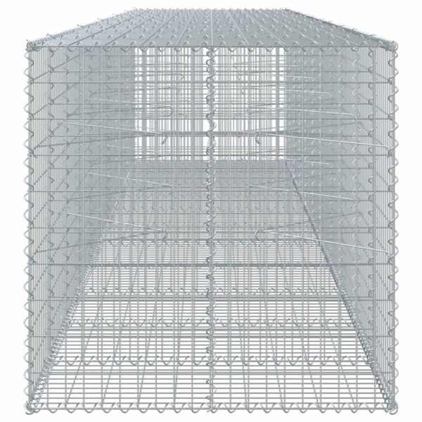 Габионна кошница с покритие, 550x100x100 см, поцинковано желязо
