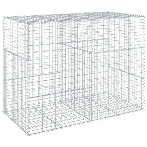 Габионна кошница с покритие, 200x100x150 см, поцинковано желязо