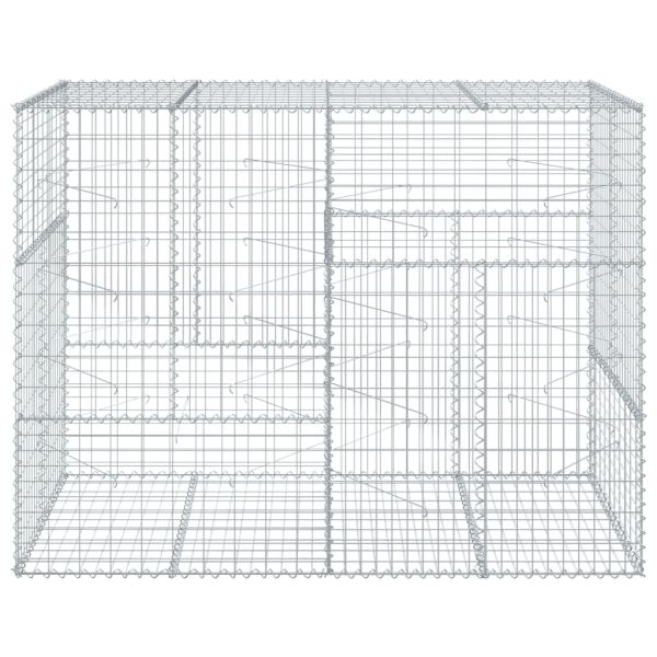 Габионна кошница с покритие, 200x100x150 см, поцинковано желязо