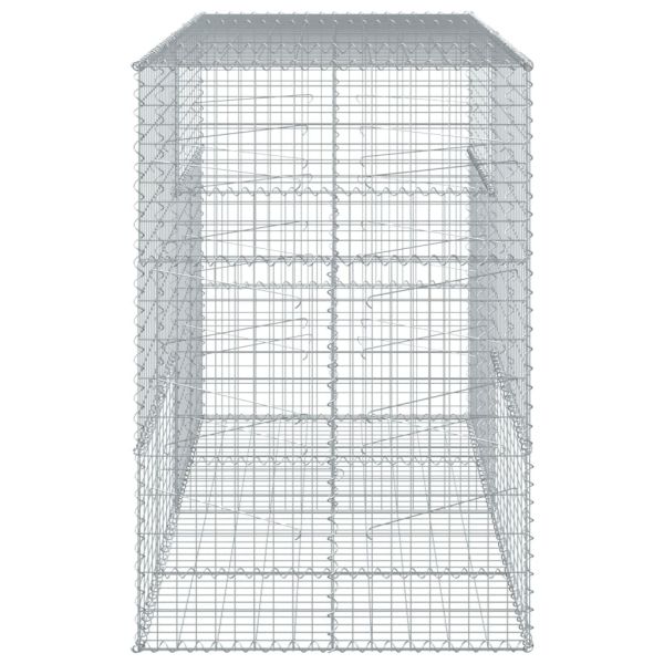 Габионна кошница с покритие, 200x100x150 см, поцинковано желязо