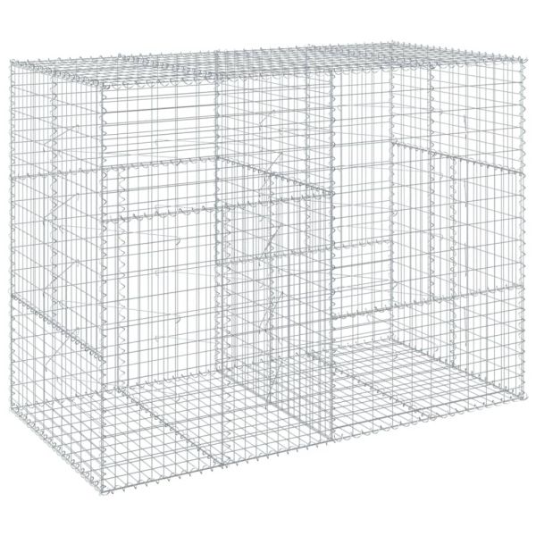 Габионна кошница с покритие, 200x100x150 см, поцинковано желязо
