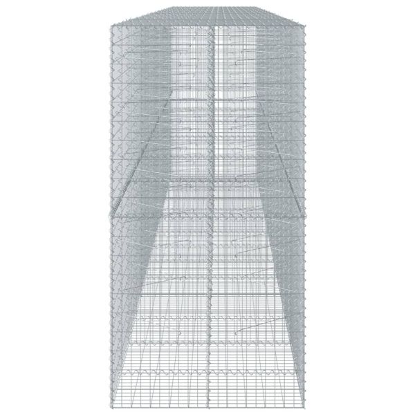 Габионна кошница с покритие, 700x100x200 см, поцинковано желязо