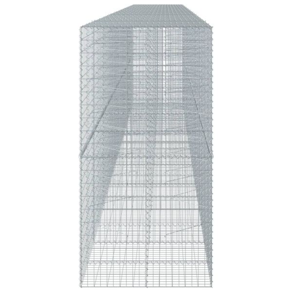 Габионна кошница с покритие, 950x100x200 см, поцинковано желязо