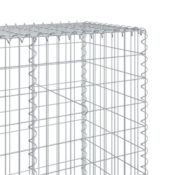 Габионна кошница с покритие, 800x50x200 см, поцинковано желязо