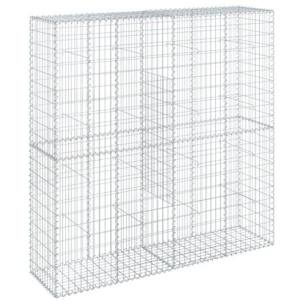 Габионна кошница с покритие, 200x50x200 см, поцинковано желязо