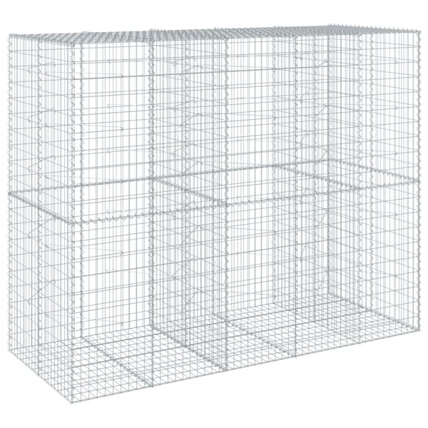 Габионна кошница с покритие, 250x100x200 см, поцинковано желязо
