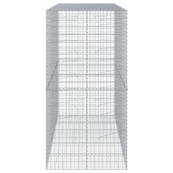 Габионна кошница с покритие, 250x100x200 см, поцинковано желязо