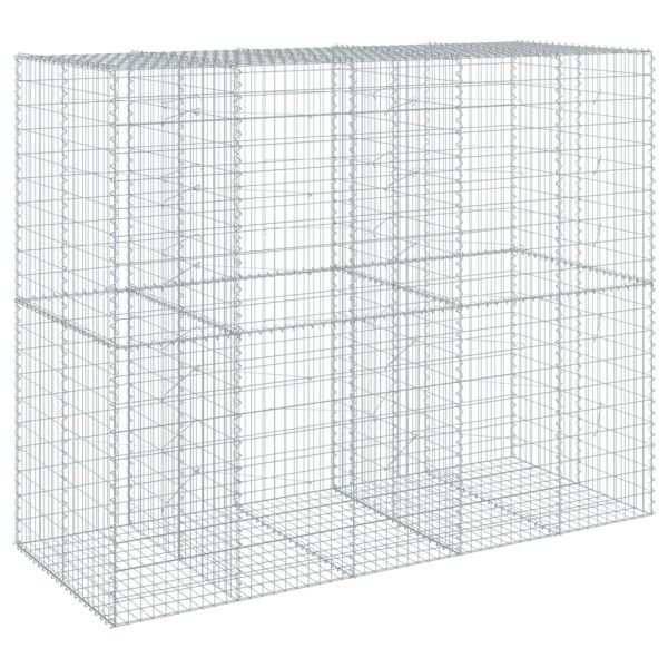 Габионна кошница с покритие, 250x100x200 см, поцинковано желязо