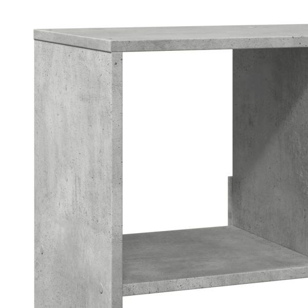 Разделител за стая бетонно сив 100x33x156,5 см инженерно дърво