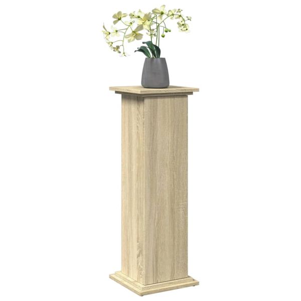 Стойка за витрини със съхранение 31x30x90 см инженерно дърво