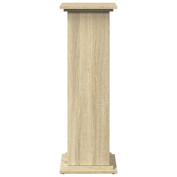 Стойка за витрини със съхранение 31x30x90 см инженерно дърво