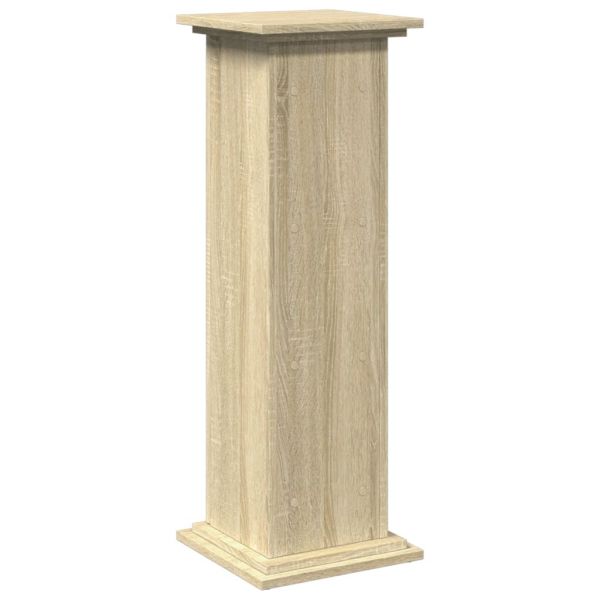 Стойка за витрини със съхранение 31x30x90 см инженерно дърво
