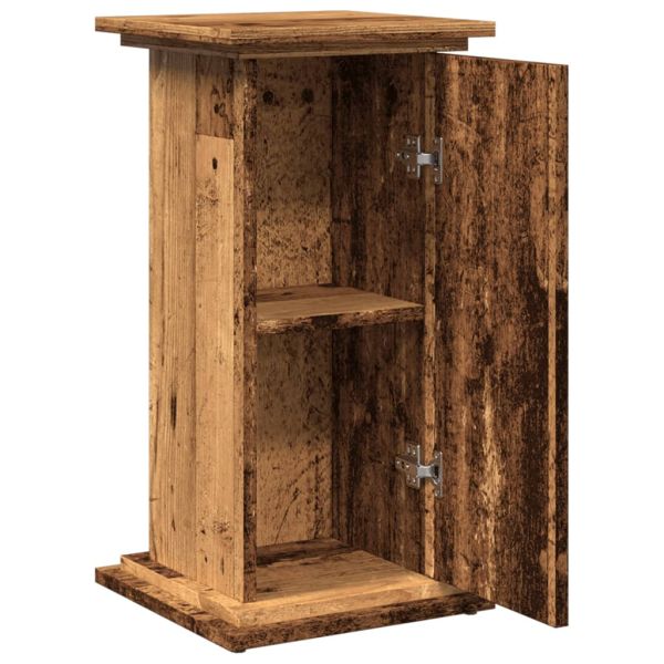 Стойка за витрини със съхранение 31x30x60 см инженерно дърво