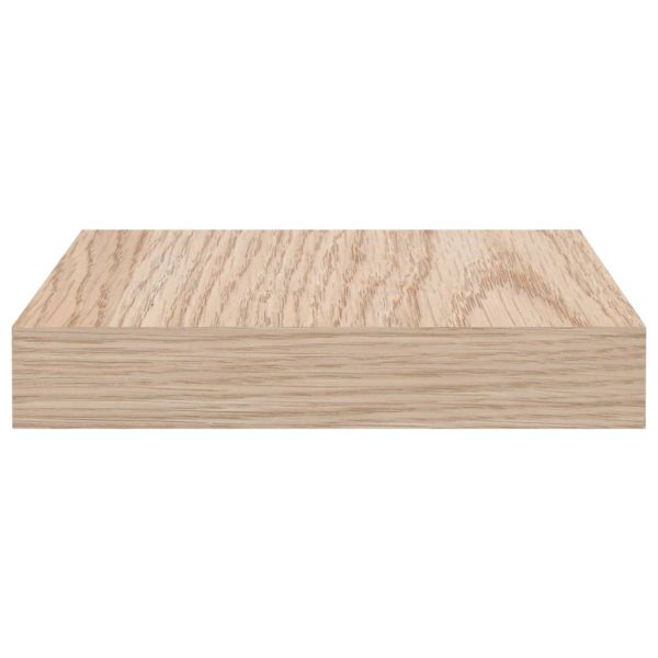 Рафтове за стена, 2 бр, 40x23,5x4 см, инженерна дървесина