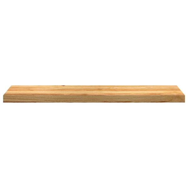 Стълбищни стъпала, 8 бр, светлокафяви, 100x25x2 см, дъб масив