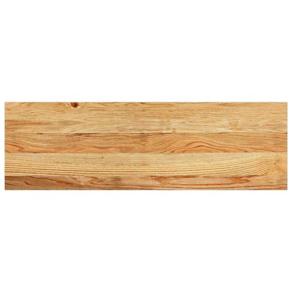 Прозоречни первази, 2 бр, светлокафяви, 80x30x2 см, дъб масив