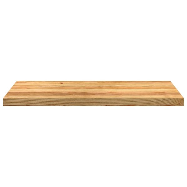 Прозоречни первази, 2 бр, светлокафяви, 90x40x2 см, дъб масив