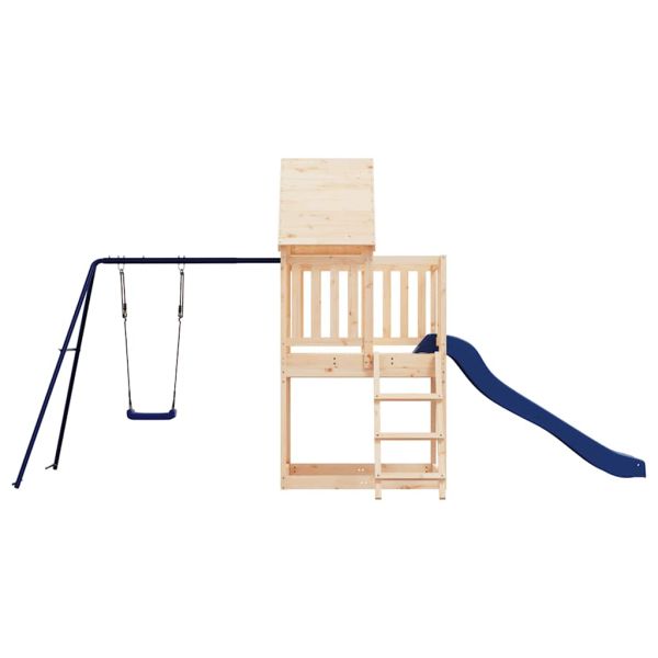 Комбинирано детско съоръжение за игра на открито, бор масив