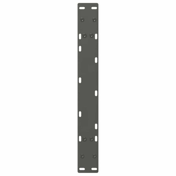 Крака за масичка за кафе, А-образни, 2 бр., антрацит, 70x(30-31) см, стомана