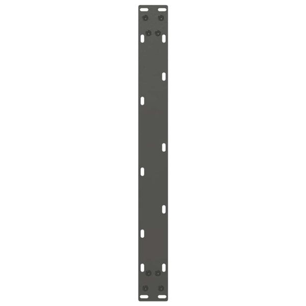 Крака за масичка за кафе, U-образни, 2 бр., антрацит, 70x(30-31) см, стомана