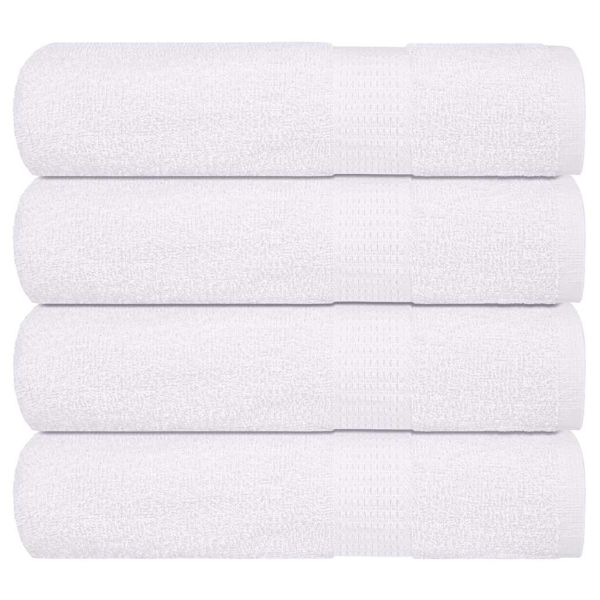 Кърпи за баня FROGN 4 бр. Бели 100x150 см 360 г/м²