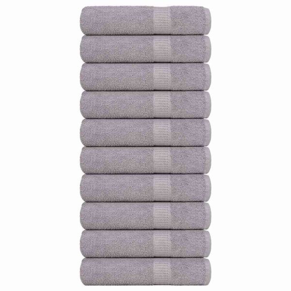 Кърпи за баня FROGN 10 бр. Сиви 100x150 см 360 г/м²